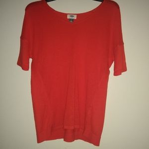 Never Worn Soft Knit Short-Sleeved Sweater